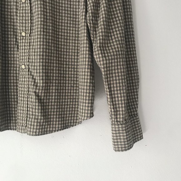 Lucky Brand Black Label Classic Fit Button Flannel - Picture 2 of 9